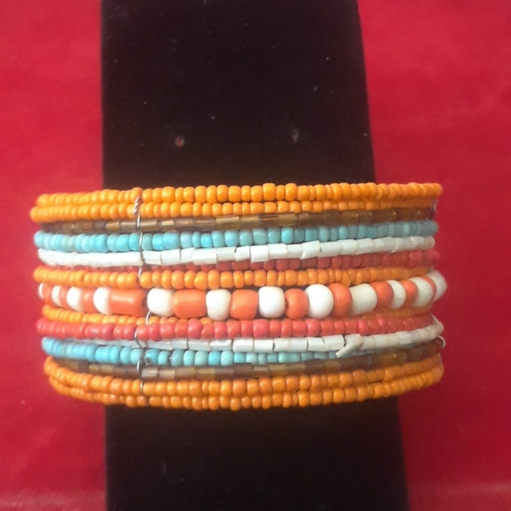 Beaded cuff